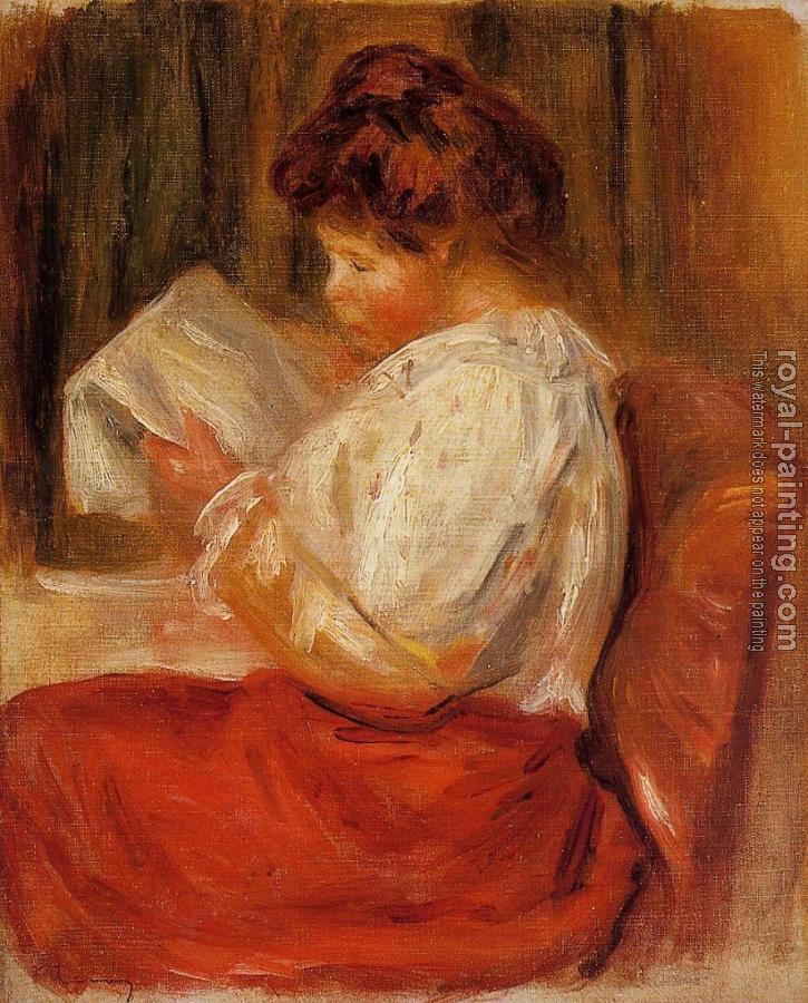 Pierre Auguste Renoir : The Little Reader